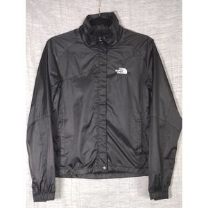 The North Face Ladies Zip Up Nylon Jacket Small Black